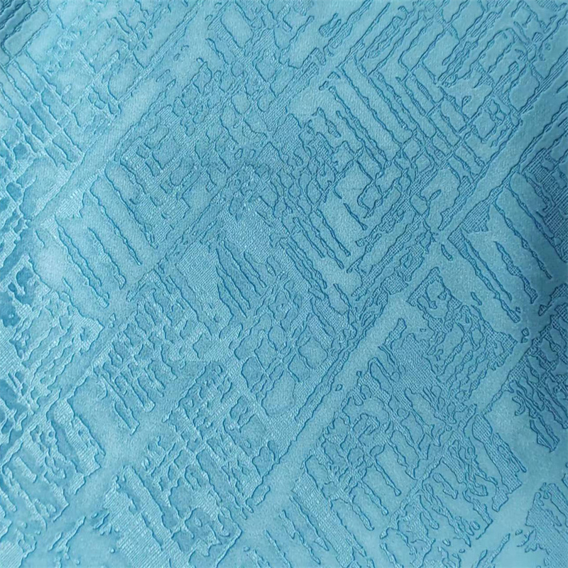 W9081+3D Pressed Flower Art Dutch Velvet 3D-geprägter Biber-Vorhangstoff